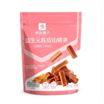 良品舖子益生元陳皮山楂條100g(20241111)