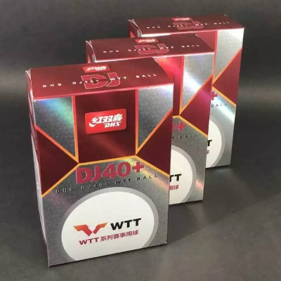 桌球 紅雙喜 DJ40+ WTT系列賽事用球(白色6顆)
