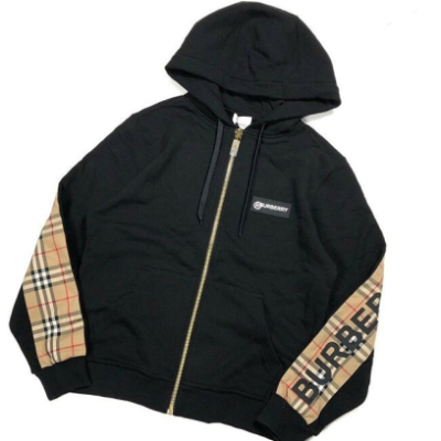 BURBERRY 正品純棉連帽外套XL