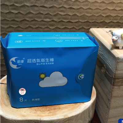 愛康涼感衛生棉 每包8片24CM (10包)