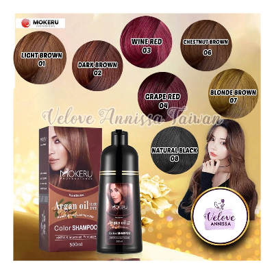 染髮劑MOKERU Colour Shampoo 500ml (LIGHT BROWN)